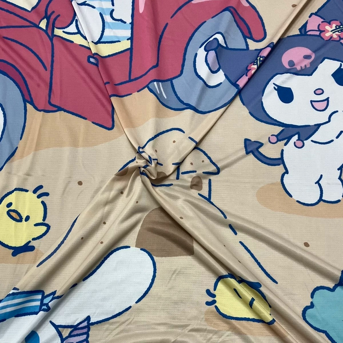 冷感 キャラクター ブランケット 140cm x 190cm モリシタ MORISHITA デザイン サンリオ