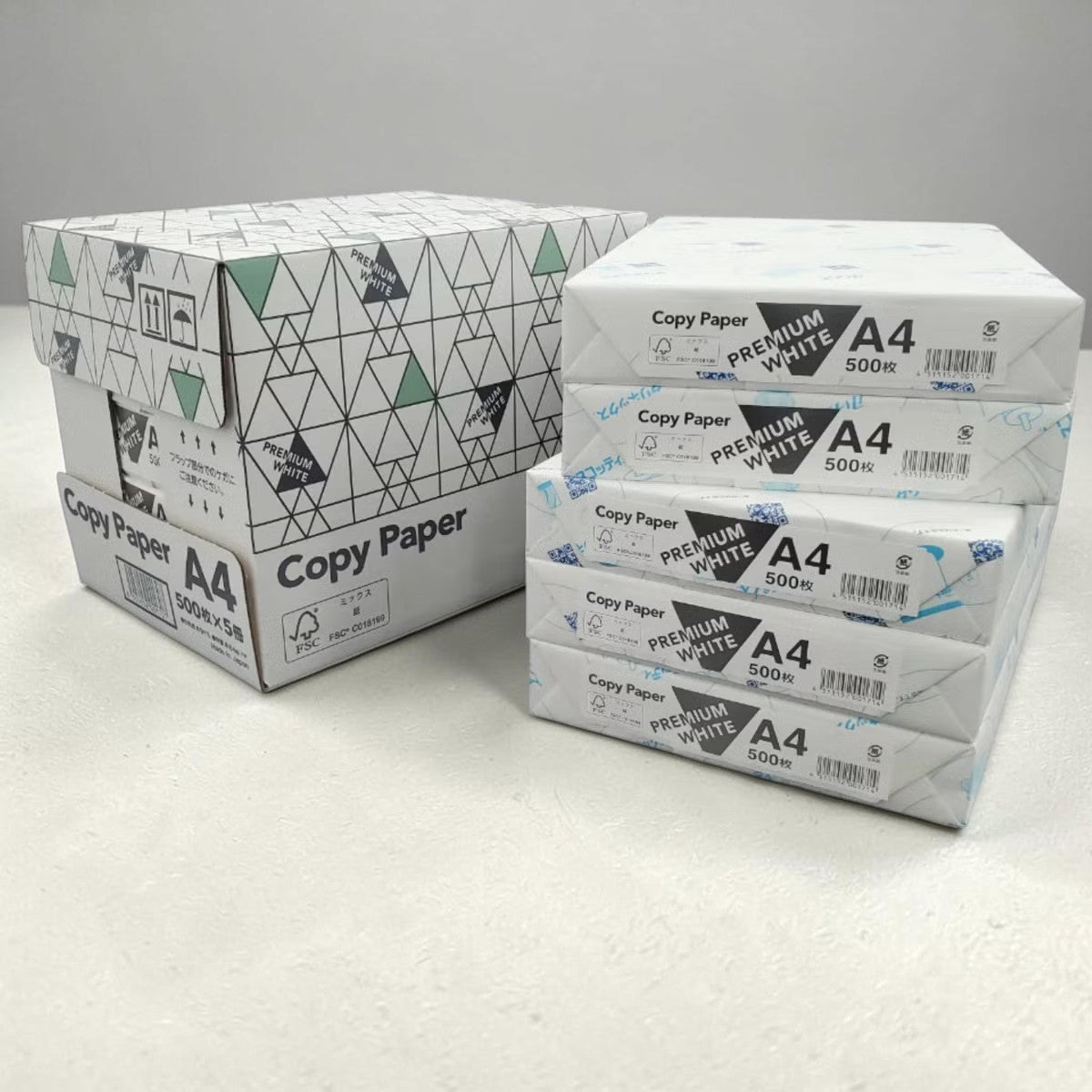 A4 コピー用紙 コストコ 500枚×5冊 2500枚 白色度91% 64g/m²