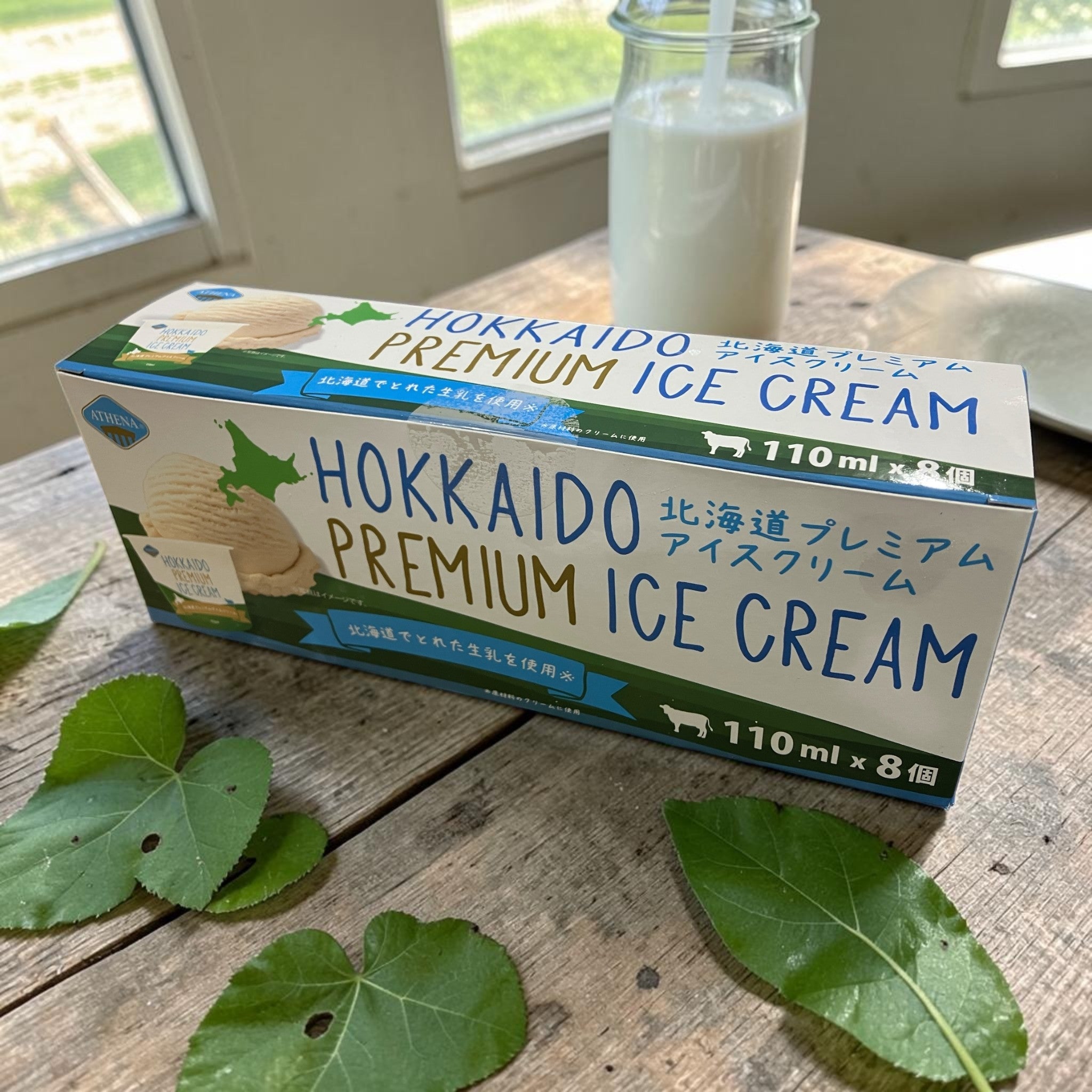 アテナ 北海道プレミアムアイスクリーム 110ml×8個 コストコ ミルク