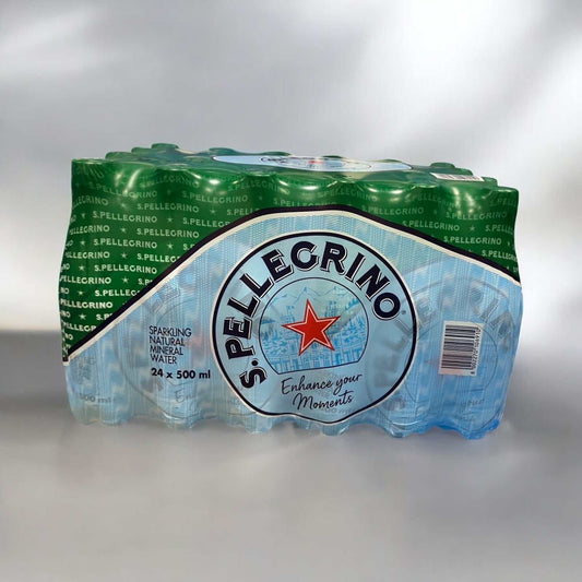 サンペレグリノクリアボトル500ml×24本入り, イタリア産炭酸水, 100%天然水, ミネラル豊富, 爽やかな口当たり
