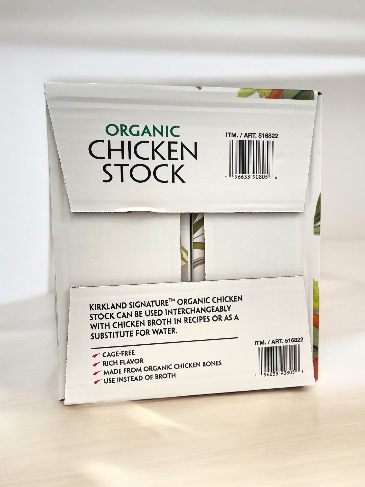 KS オーガニック チキンストック 946ml×6本 大容量 CHICKEN STOCK 【オーガニック】/カークランドシグネチャー