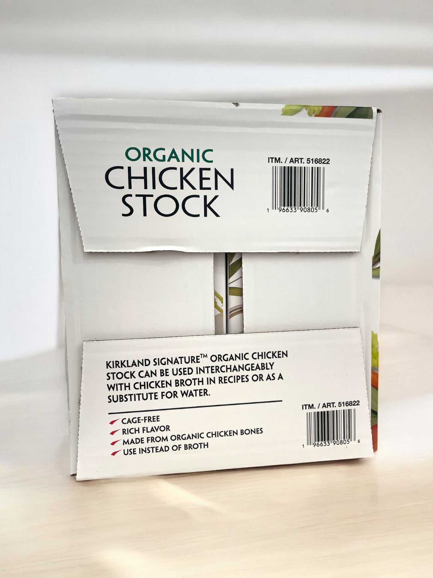 KS オーガニック チキンストック 946ml×6本 大容量 CHICKEN STOCK 【オーガニック】/カークランドシグネチャー