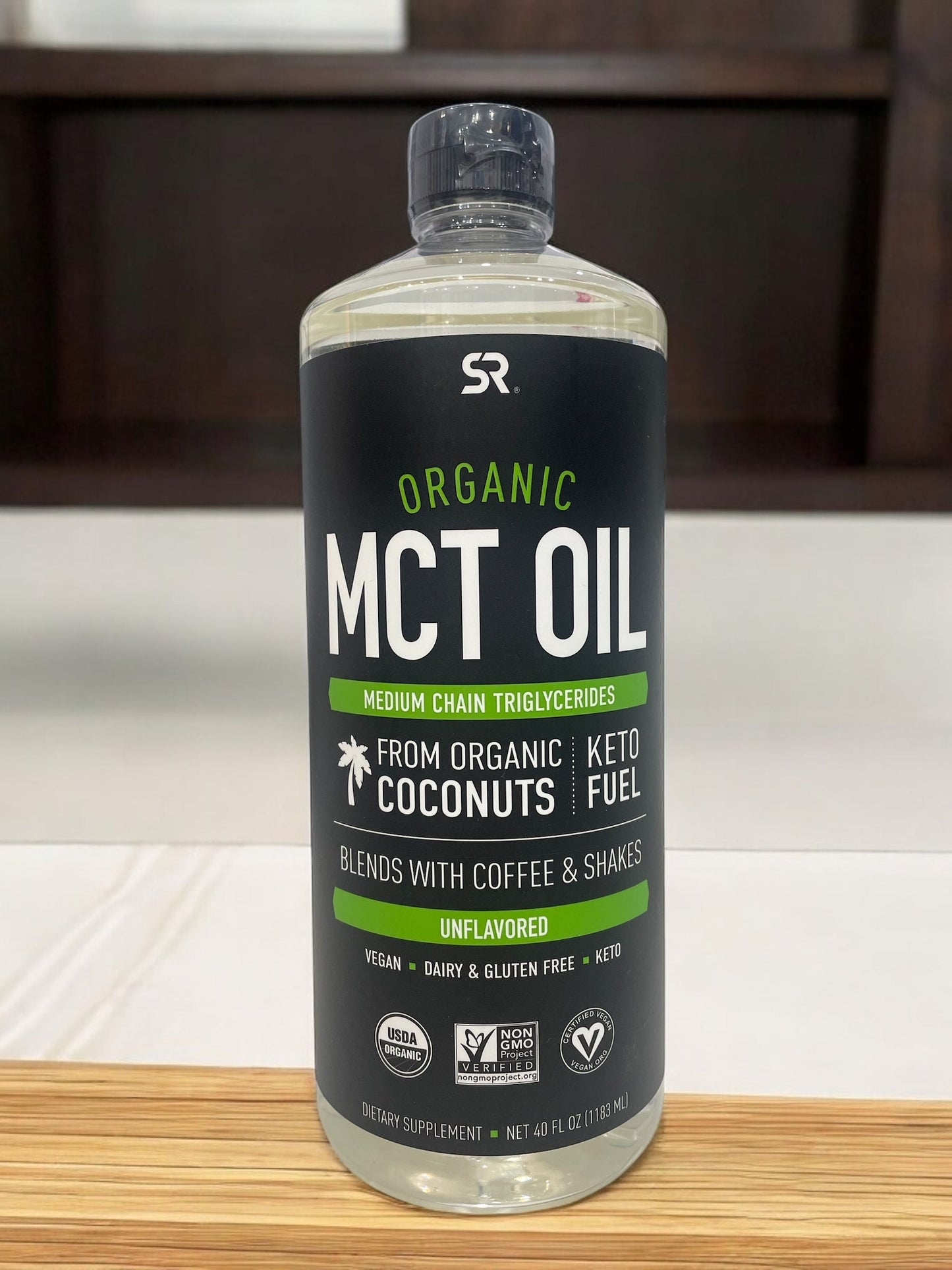 スポーツリサーチ オーガニック MCT オイル 1,183mL 無味 無臭 有機ココナッツ由来
