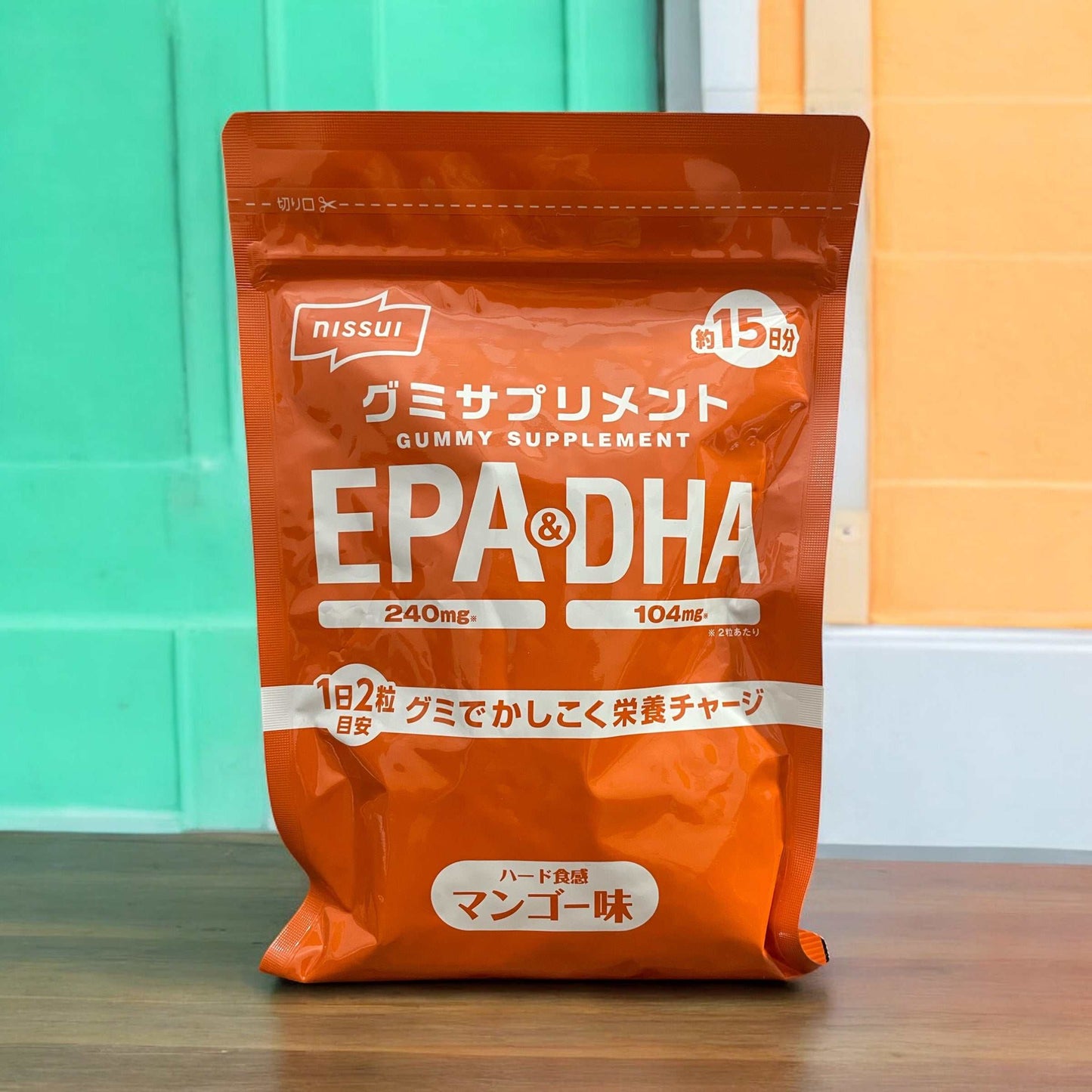 ニッスイ グミサプリ EPA & DHA サプリメント 30粒 マンゴー味