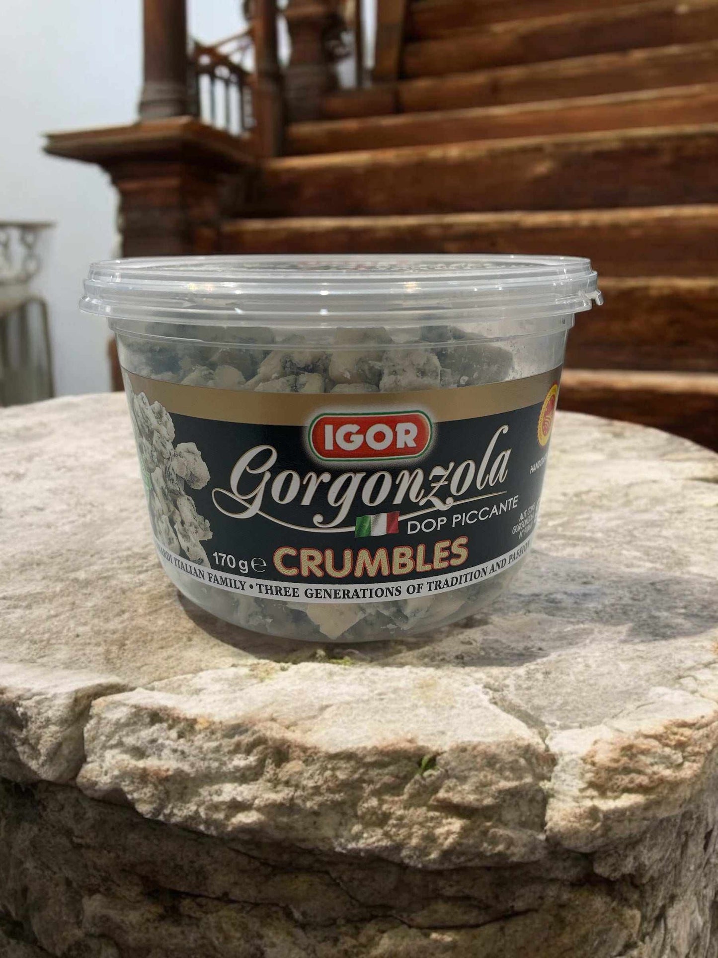 イゴール ゴルゴンゾーラ DOP【冷蔵商品 チーズ】170g ピカンテ ダイス ブルーチーズ / IGOR イタリア産