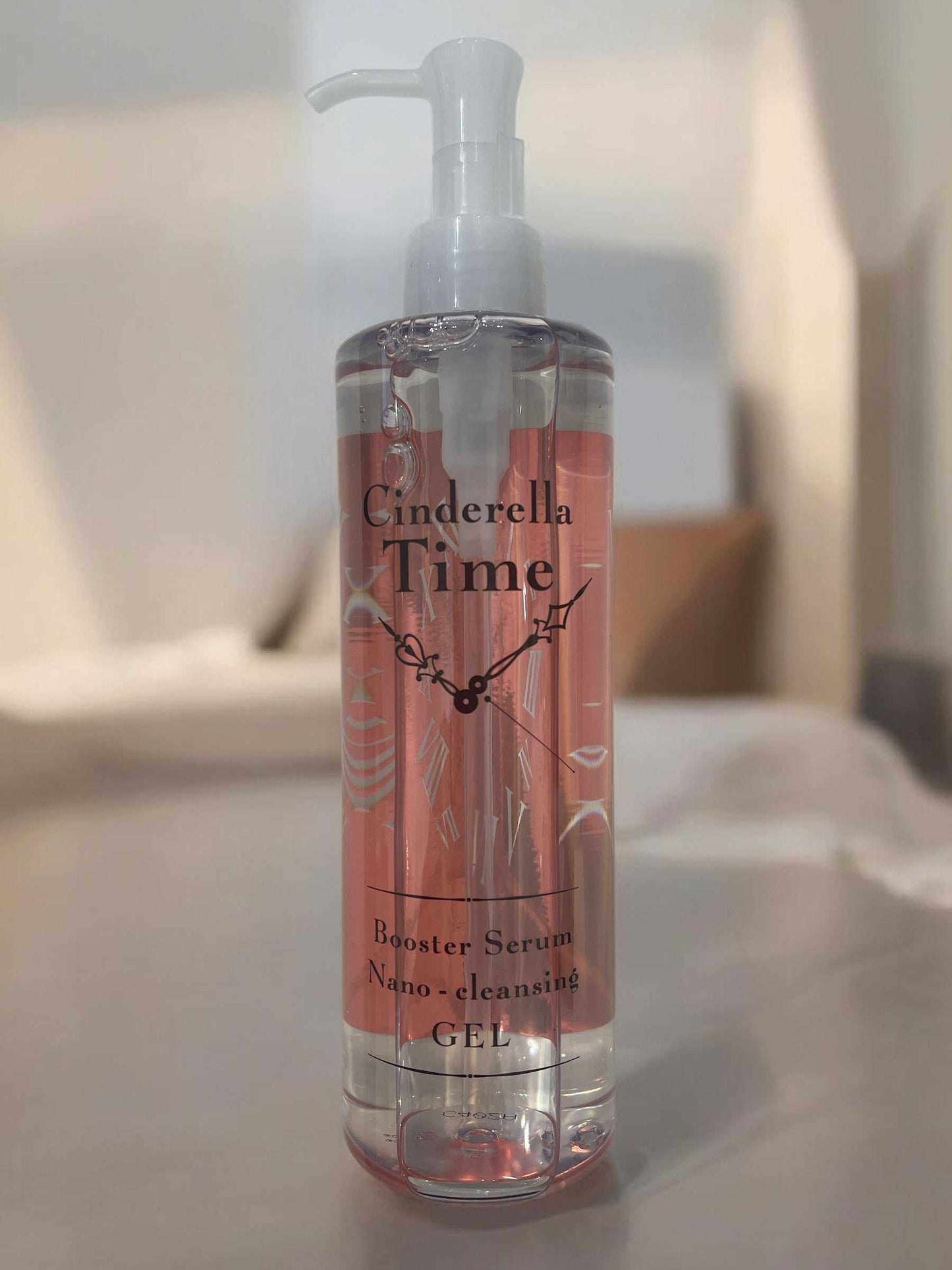 Cinderella Time nano cleansing gel for sensitive skin 310ml with makeup remover and booster serum functions