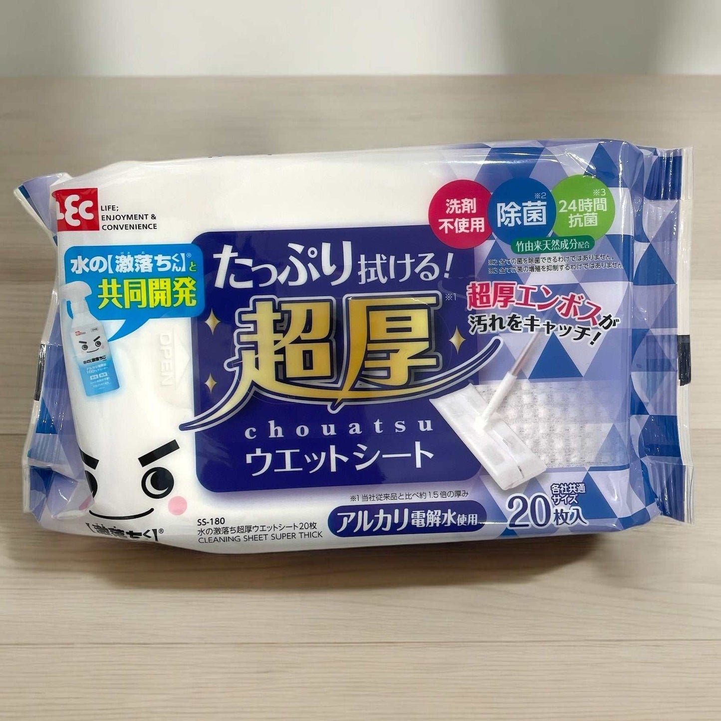 水の激落ちくんフローリング用超厚ウェットシート20枚入り