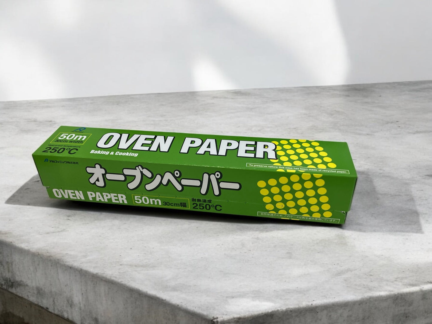 Alphamic Parchment Paper, 30cm x 500cm, for oven and microwave cooking.