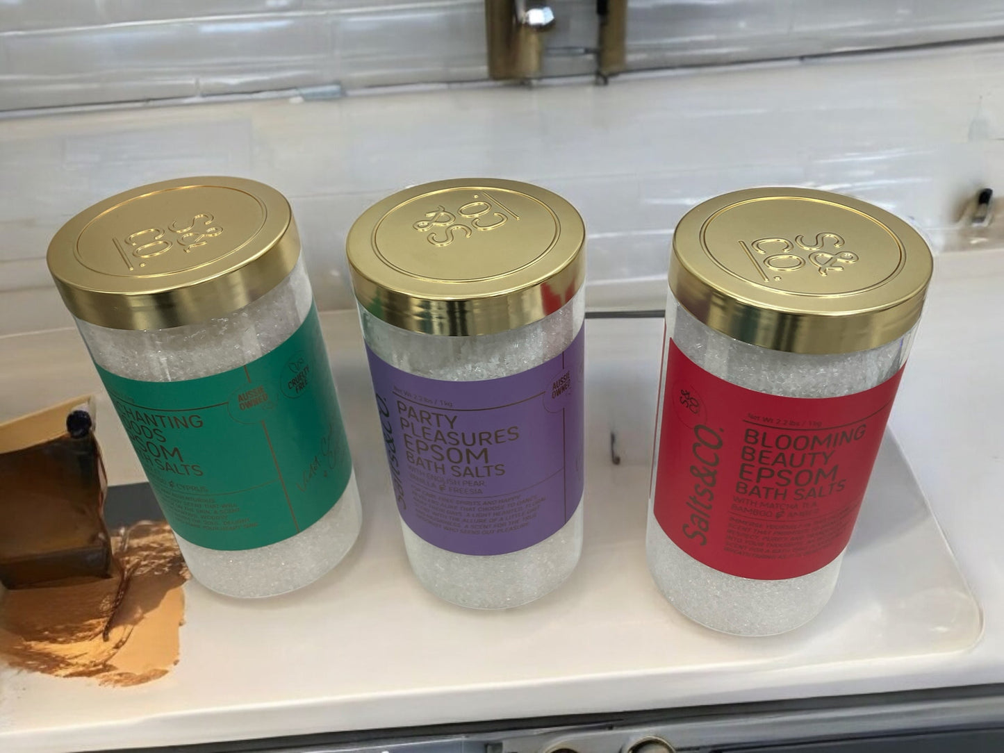 エプソム バスソルト バニラ&フリージアの香り 1kg ソルト&カンパニー オーストラリア製