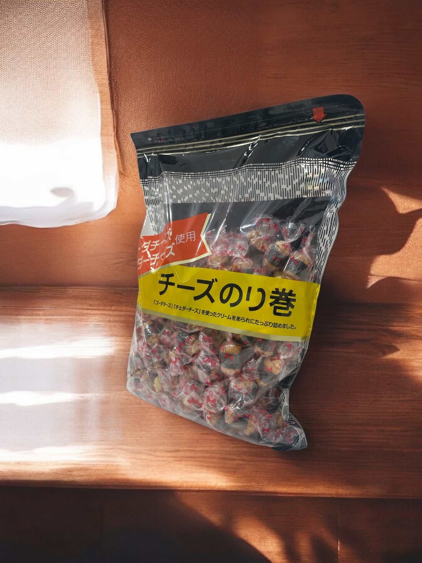 きららチーズのり巻き550gの大容量チーズあられおかき