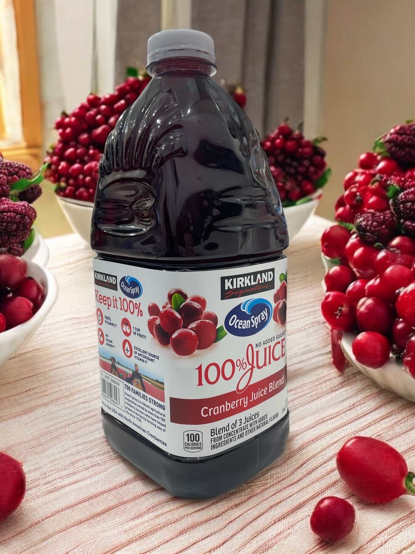 KS濃縮還元クランベリー&フルーツミックス2.83L大容量飲料パッケージ