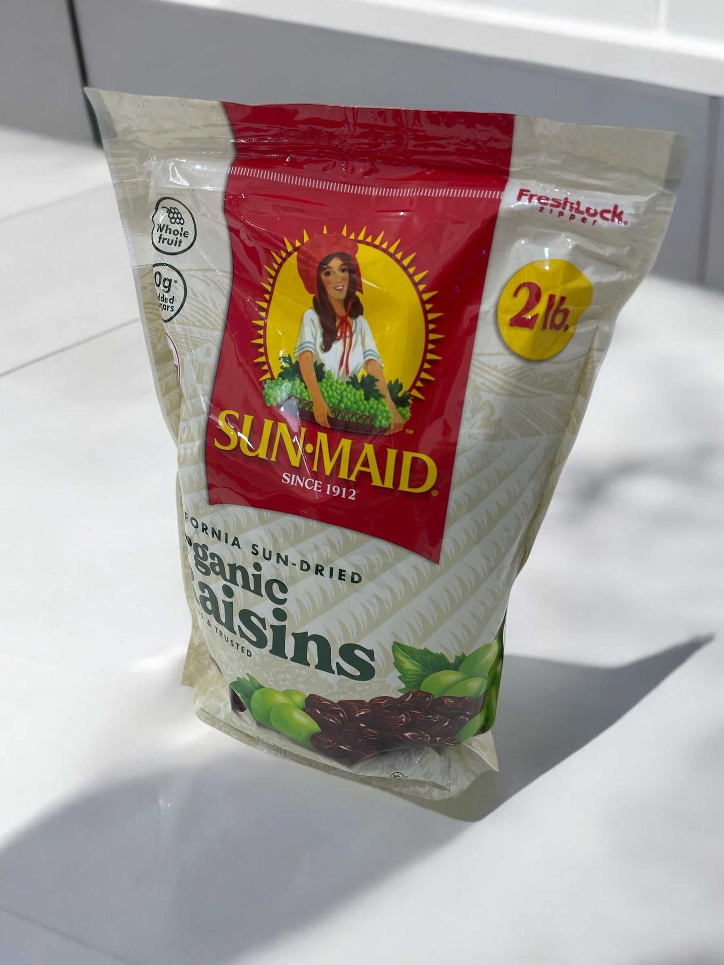 サンメイド オーガニック レーズン 907g 自然な甘さで有機JAS認証の砂糖無添加レーズン