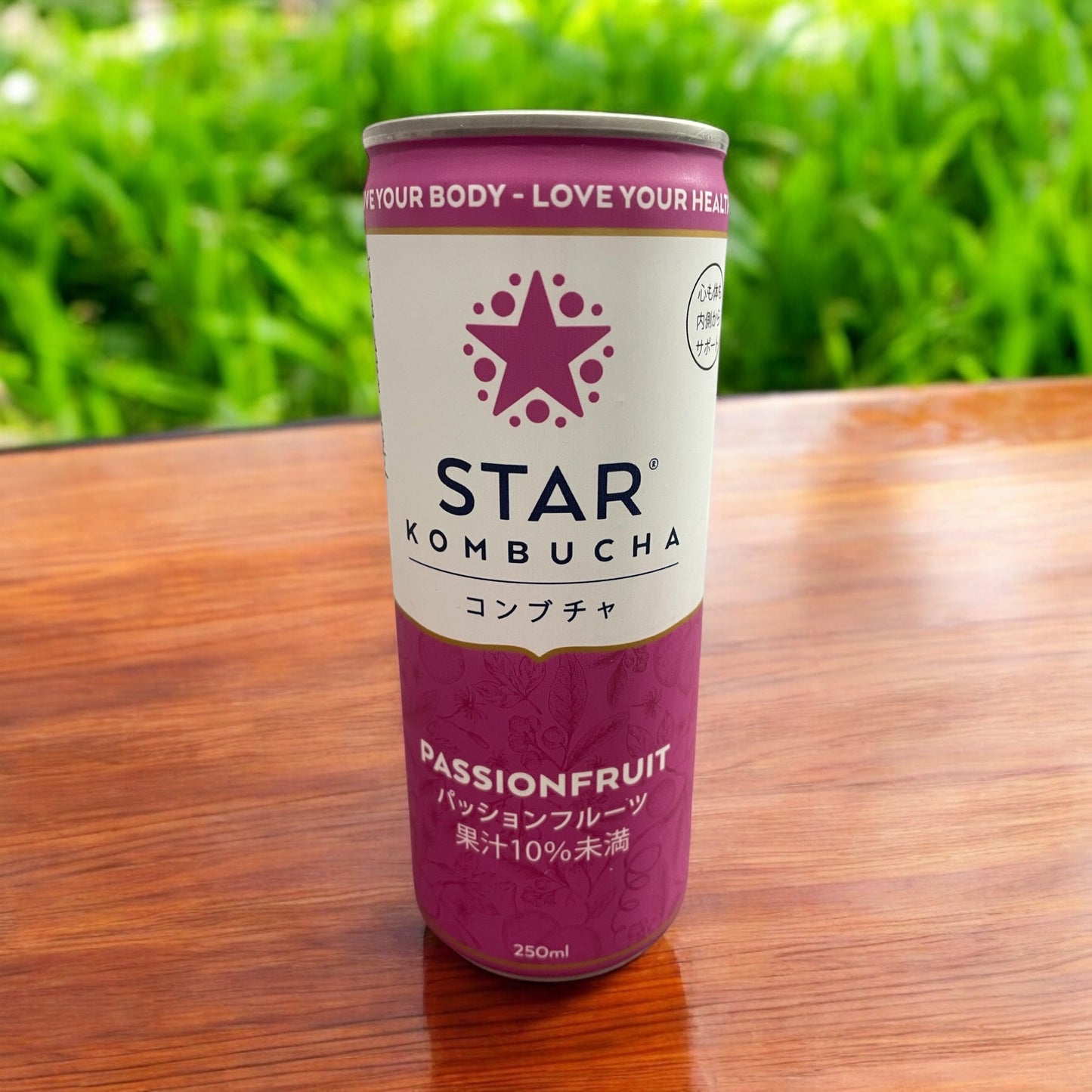 Star Kombucha Passionfruit Flavor 250ml - Fermented Drink from Vietnam.