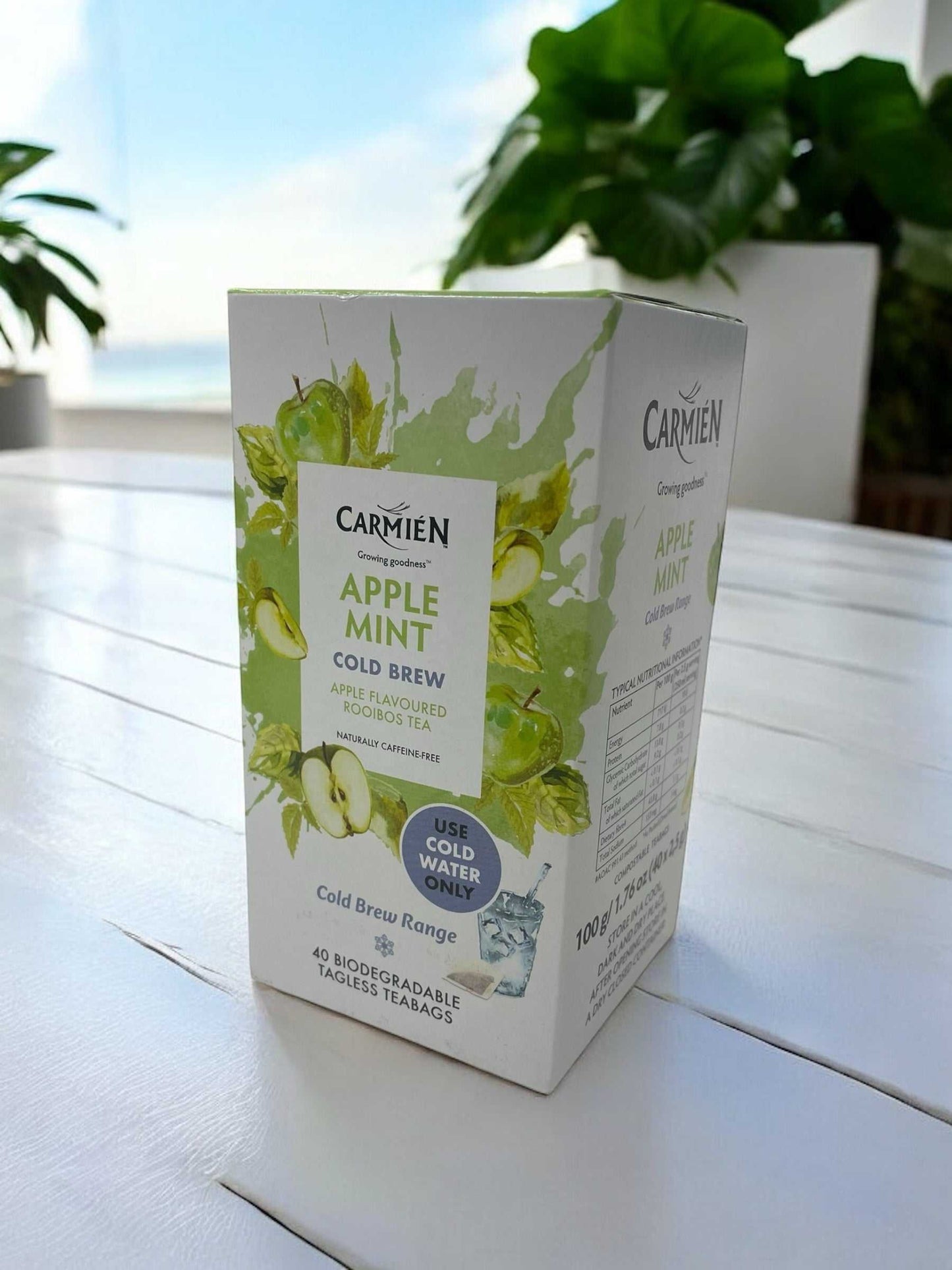 カルミエン コールドブリュー   アップル ミント   ルイボスティー  40バッグ入り 水出し  COLD BREW  /  CARMIEN 南アフリカ産