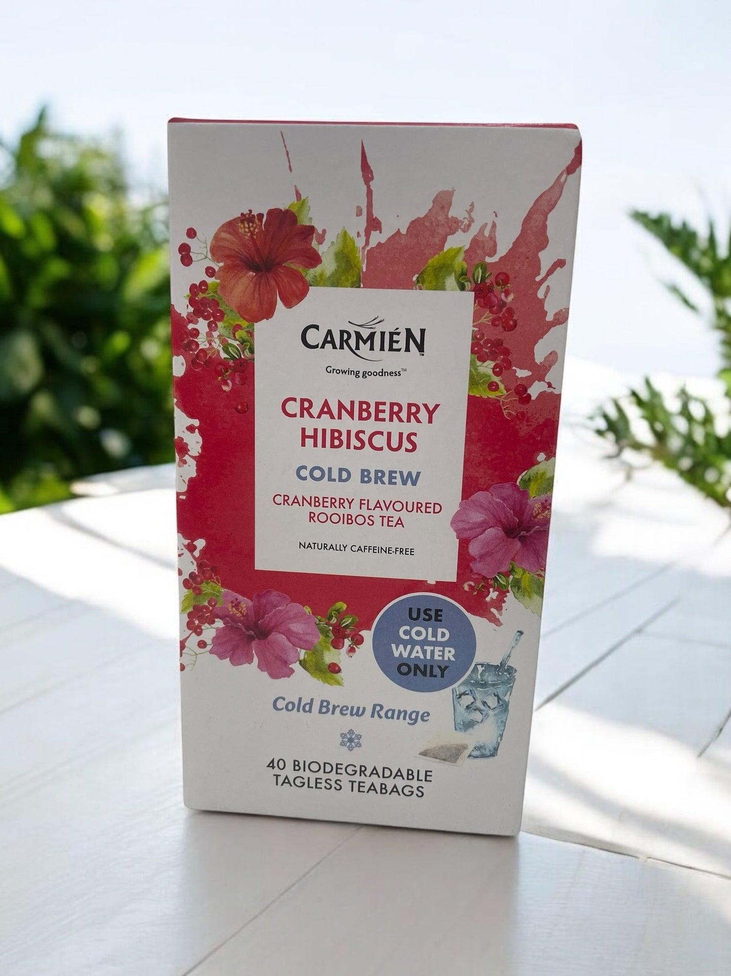 カルミエン コールドブリュー クランベリー ハイビスカス ルイボスティー 40バッグ入り 水出し COLD BREW / CARMIEN 南アフリカ産