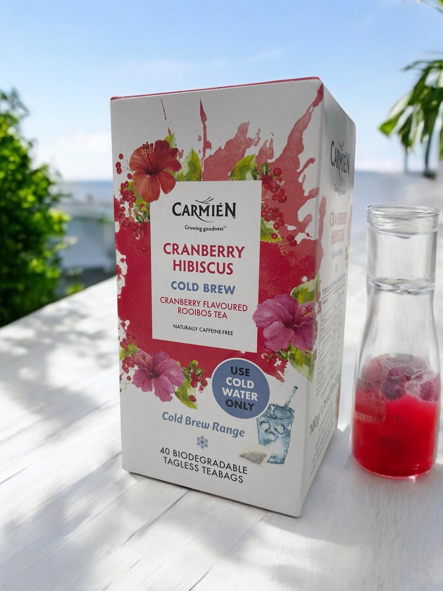 カルミエン コールドブリュー クランベリー ハイビスカス ルイボスティー 40バッグ入り 水出し COLD BREW / CARMIEN 南アフリカ産