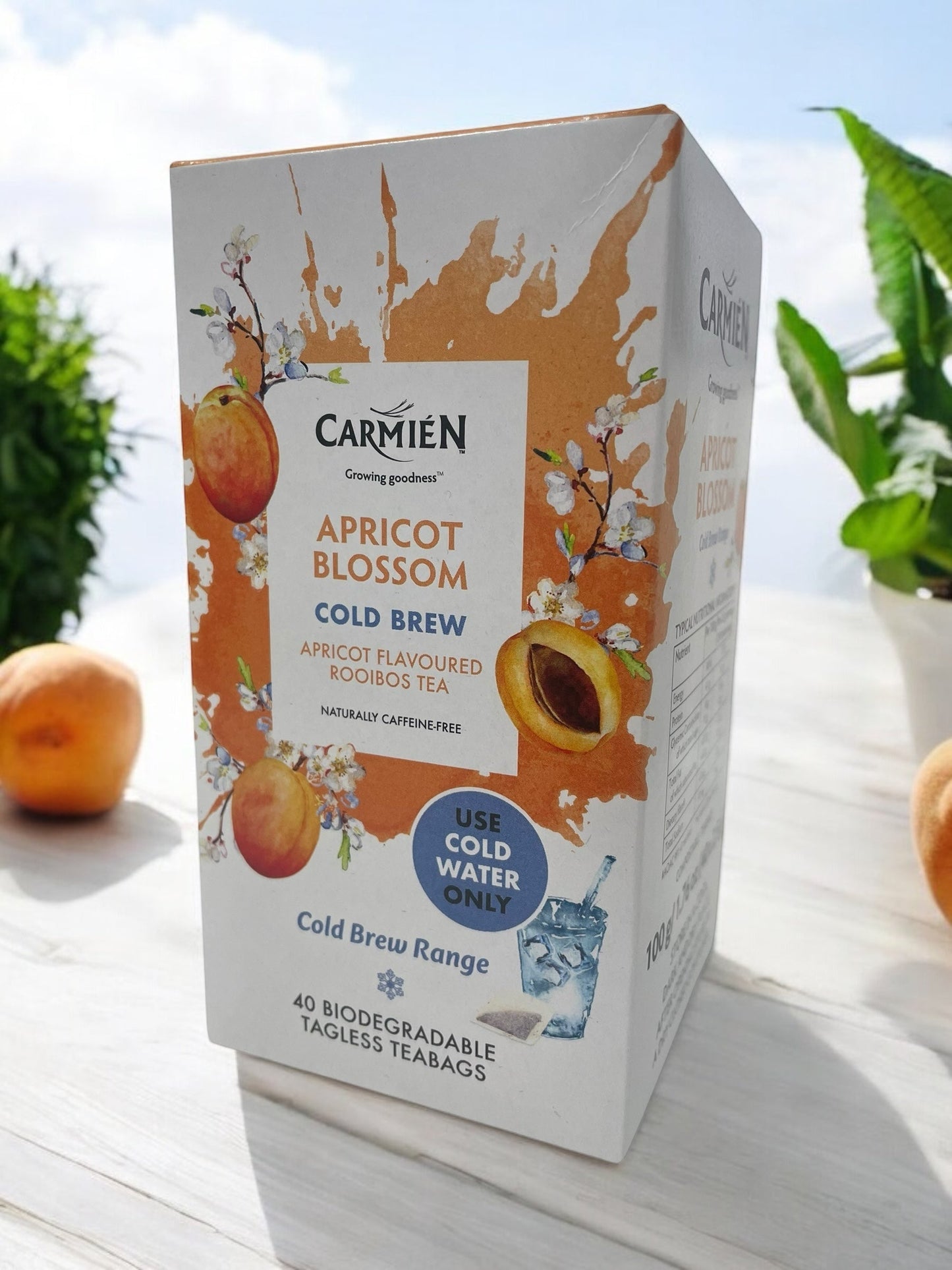 カルミエン コールドブリュー アプリコット ブロッサム ルイボスティー 40バッグ入り 水出し COLD BREW / CARMIEN 南アフリカ産