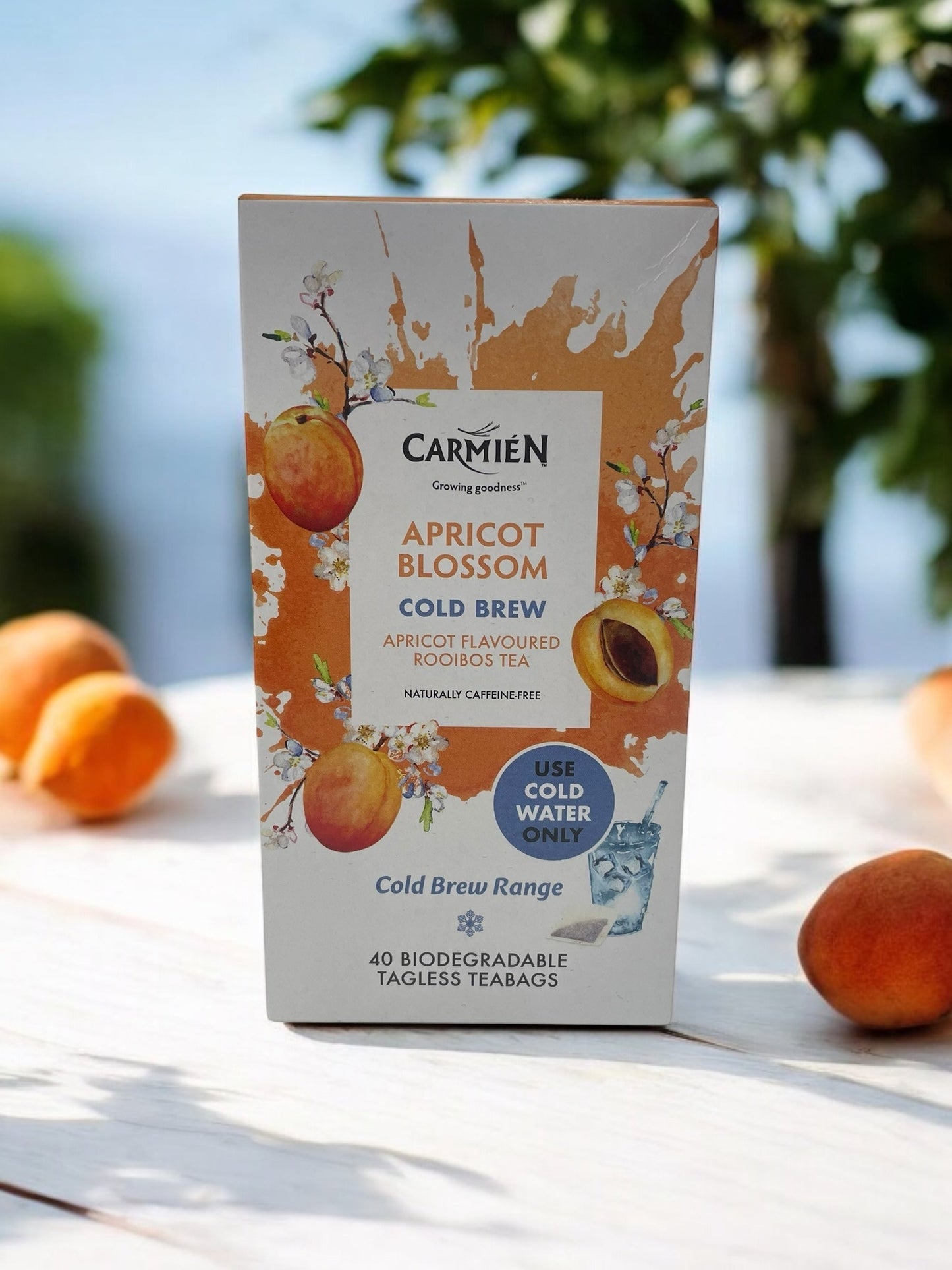 カルミエン コールドブリュー アプリコット ブロッサム ルイボスティー 40バッグ入り 水出し COLD BREW / CARMIEN 南アフリカ産