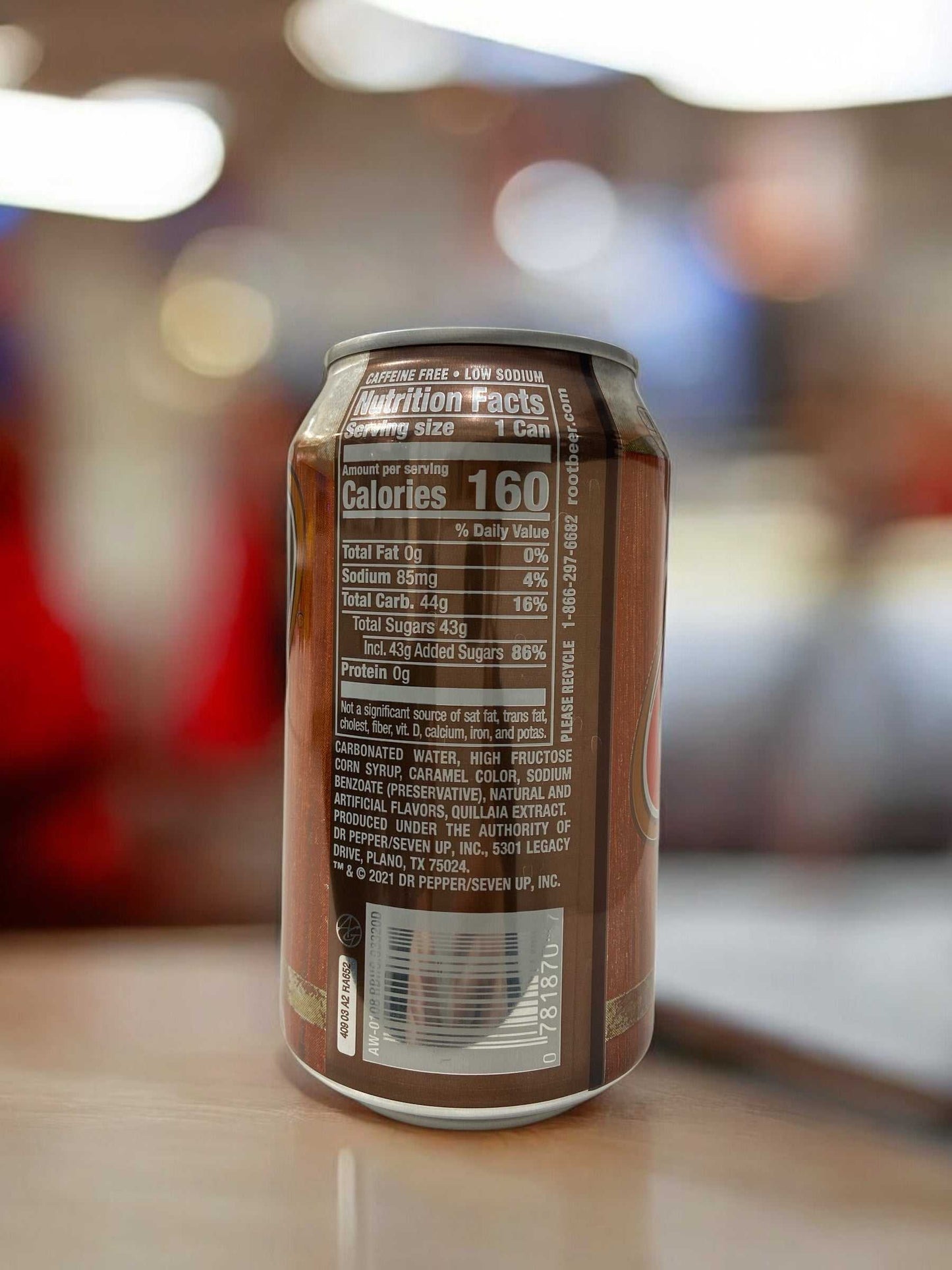 A&W ROOT BEER ノンアルコール炭酸飲料 355ml カフェインレスルートビア缶