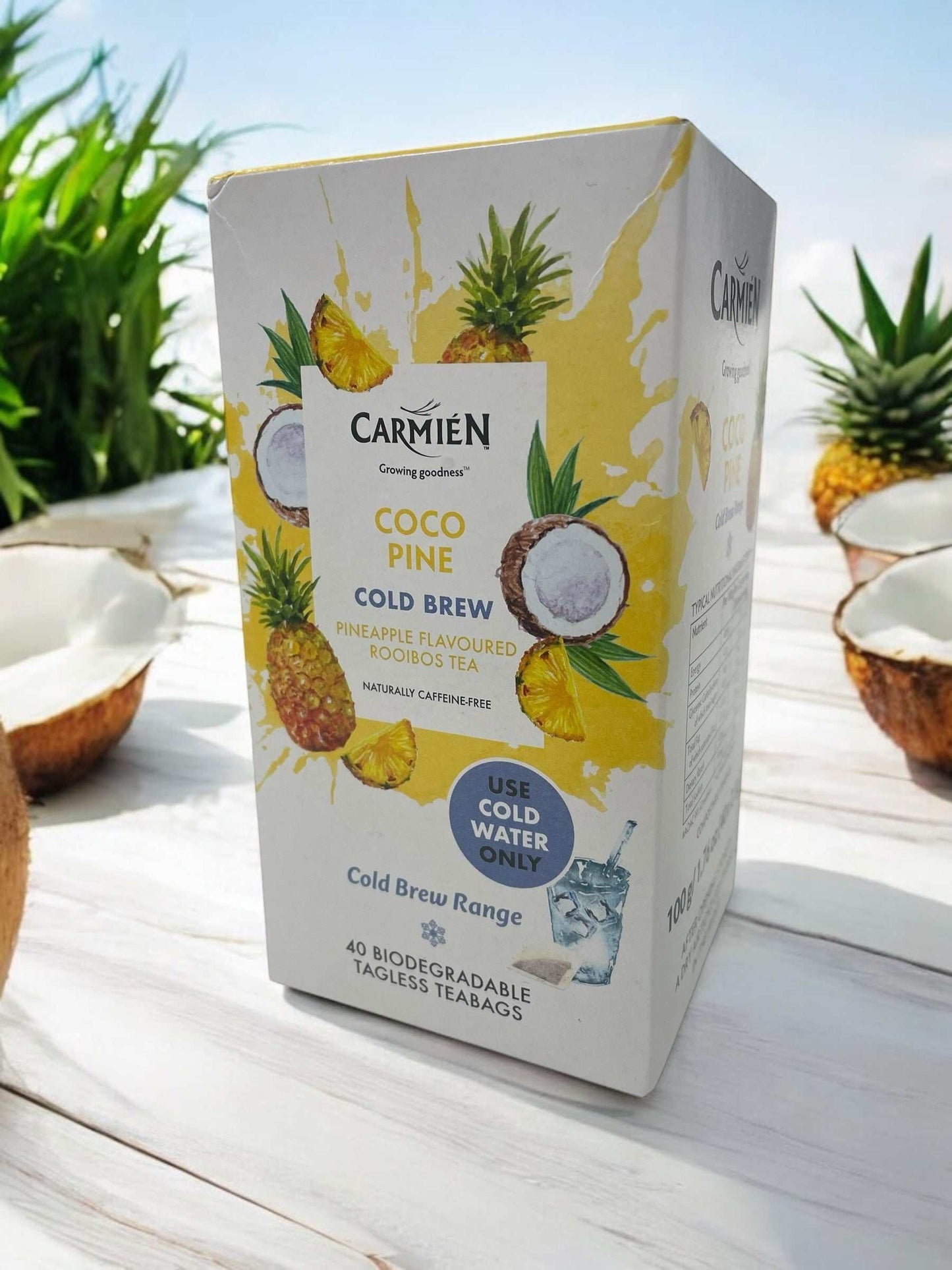 カルミエン コールドブリュー    ココパイン   ルイボスティー  40バッグ入り 水出し  COLD BREW  /  CARMIEN 南アフリカ産