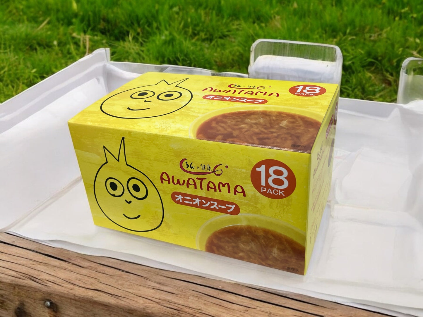 AWATAMA Onion Soup 18-pack, freeze-dried, domestic production.