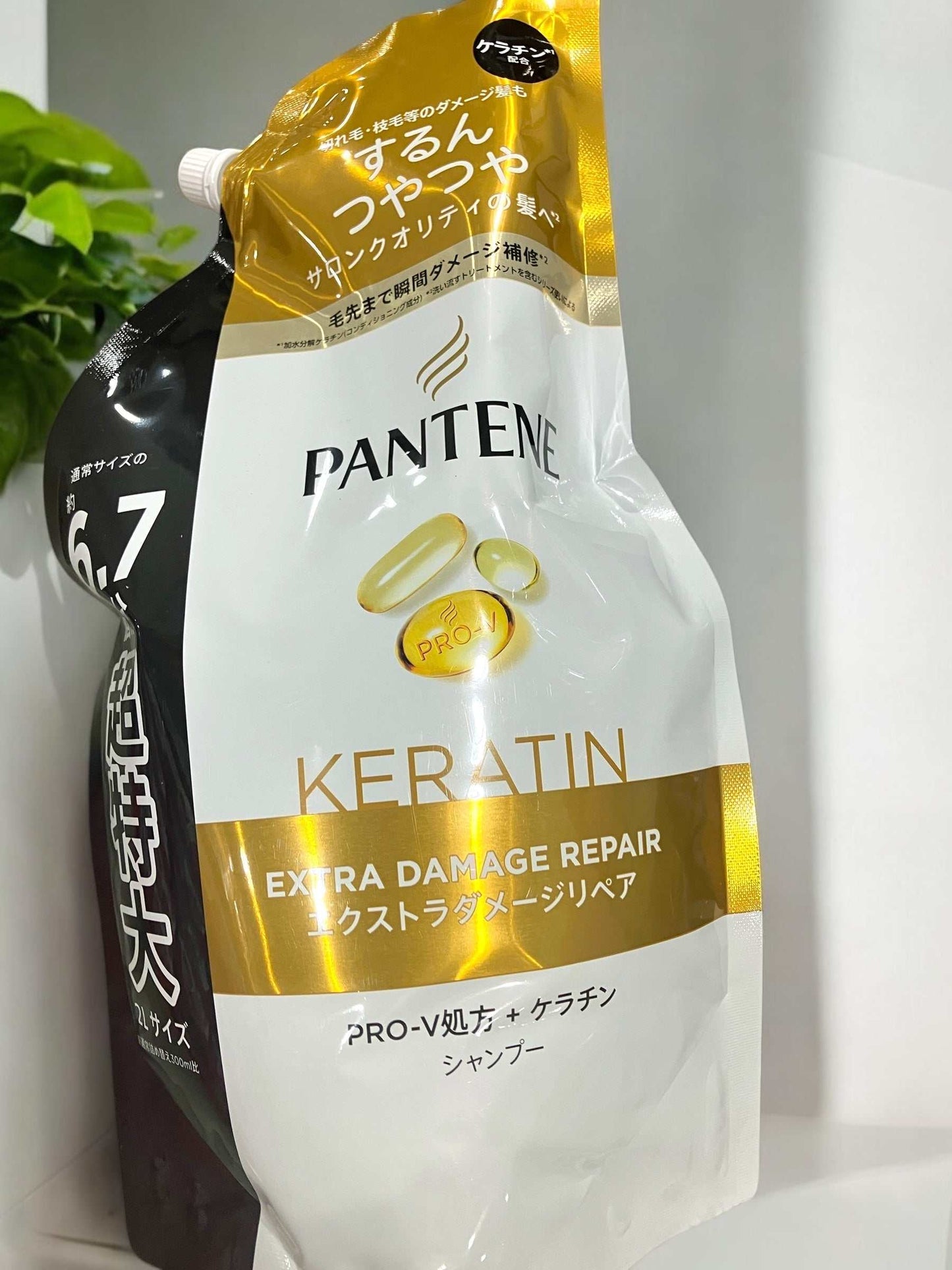 パンテーン エクストラダメージ ケア シャンプー 2000mL 詰め替え用パック