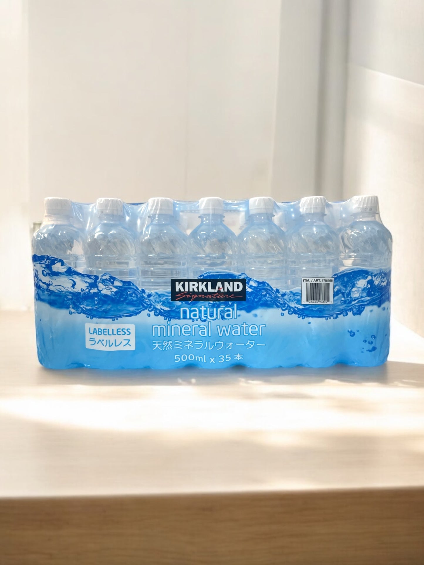 KS 天然ミネラルウォーター ペットボトル ラベルレス 500ml × 35本セット 天然水 水 /カークランドシグネチャー