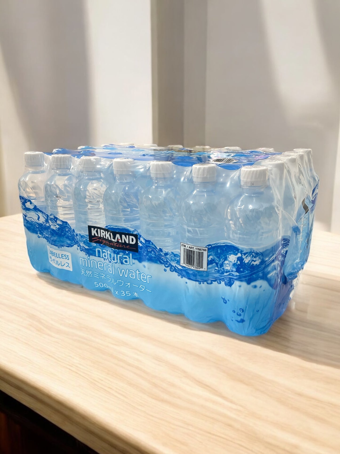 KS 天然ミネラルウォーター ペットボトル ラベルレス 500ml × 35本セット 天然水 水 /カークランドシグネチャー