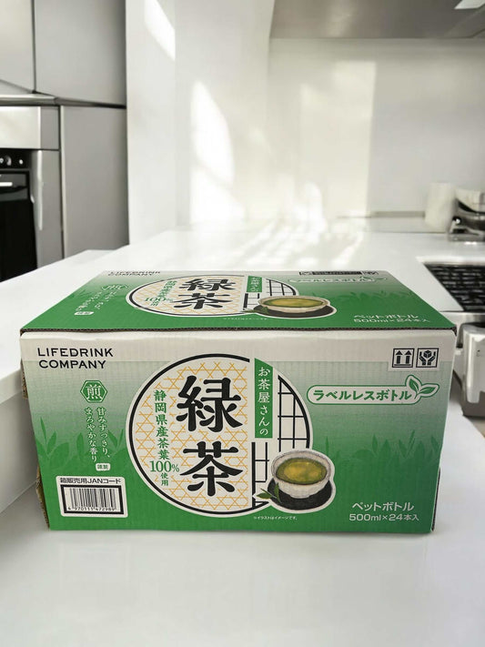 お茶屋さんの緑茶 500ml ペットボトル  × 24本  ラベルレス【お得】 / LDC ライフドリンクカンパニー