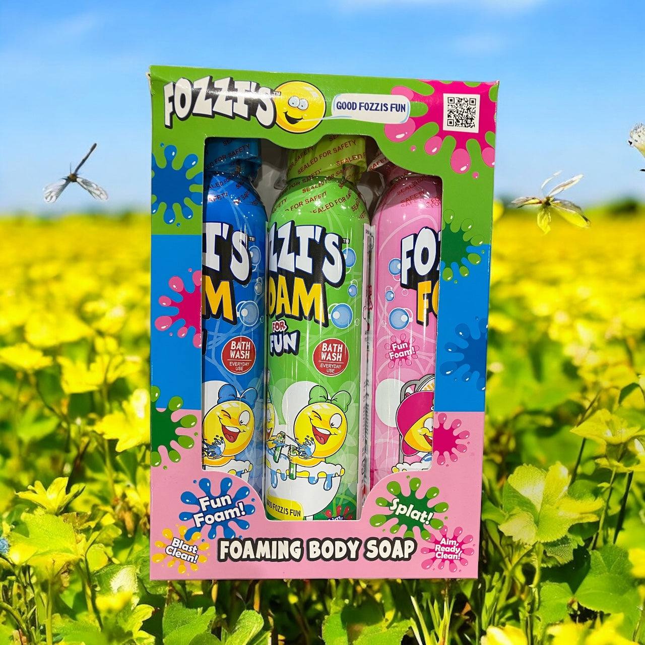 フォッジルズ とびだすフォーミング ボディソープ 3本セット Fozzi's