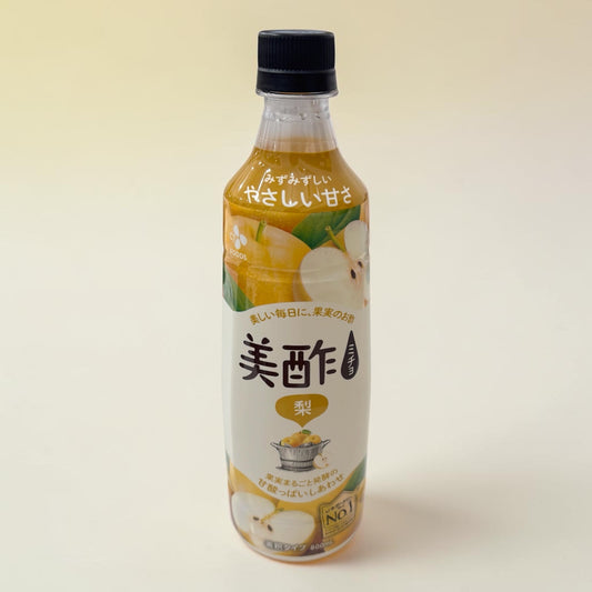 みずみずしい梨の甘さを楽しめる！4倍希釈の果実酢「美酢 ミチョ 梨 800ml」