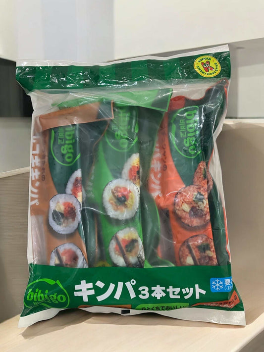 冷凍商品 bibigo キンパ 250g×3本セット プルコギ 6種具材 ビビンバ