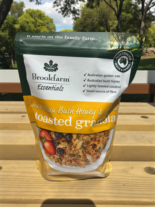 BROOKFARM ブッシュハニー＆ココナッツグラノーラ 1kg オーストラリア産 商品番号634090