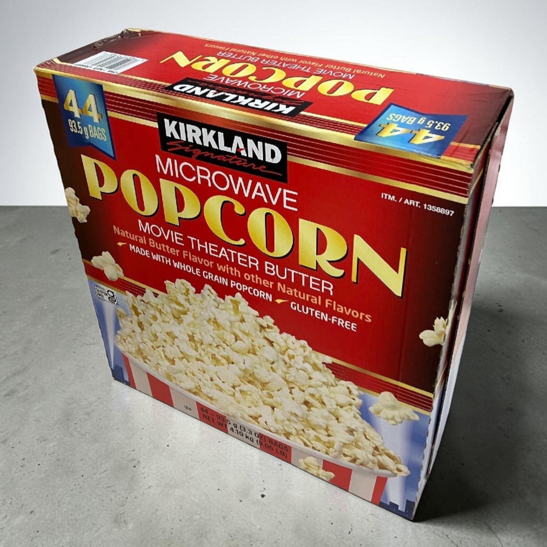電子レンジで映画館気分！カークランドのポップコーンを1袋からお試し