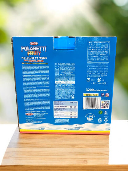 ドルフィン ポラレッティ フルーツ アイスキャンディー 40ml×80本 POLARETTI FRUIT