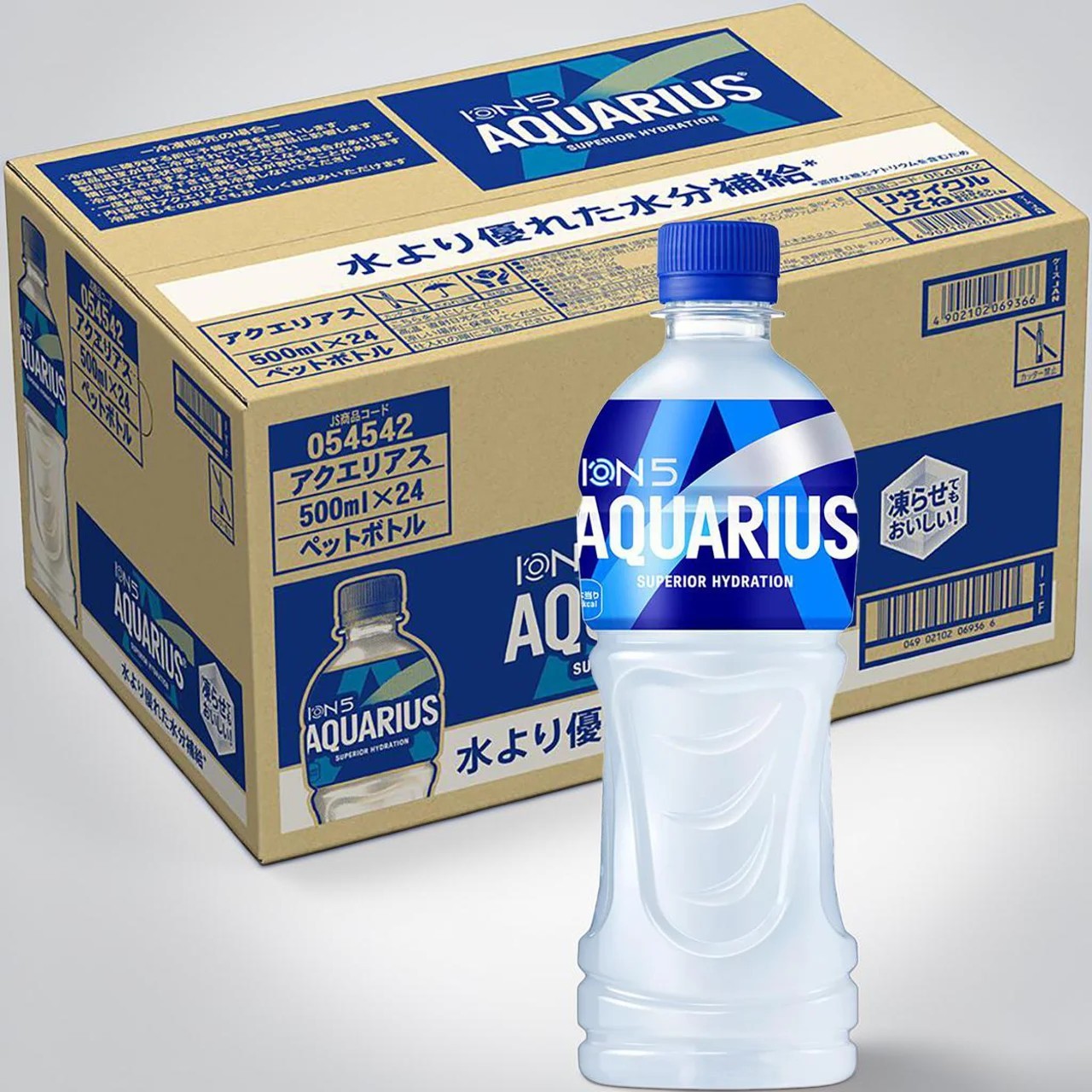 アクエリアス 500ml x 24本入り ケース