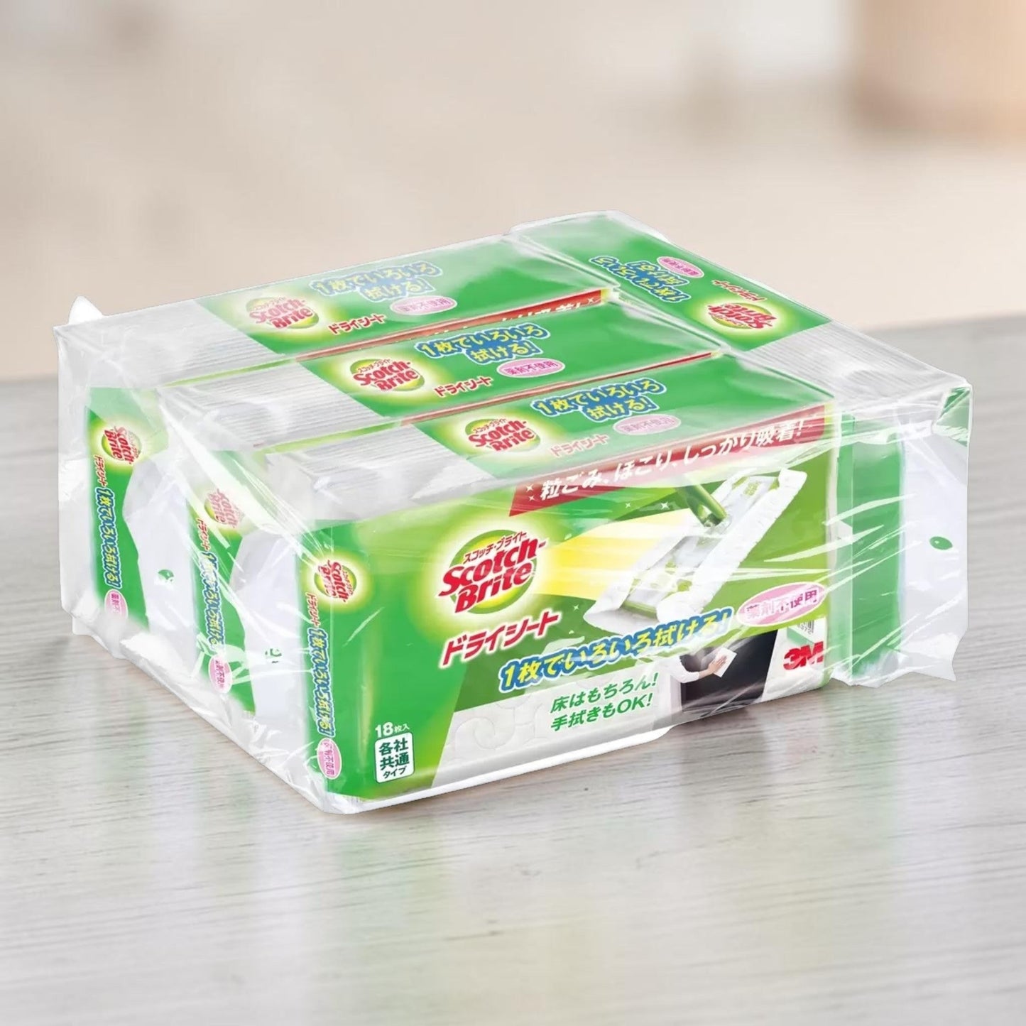 スコッチブライト ドライシート 18枚入り × 4パック  セットでお得  Scotch Brite