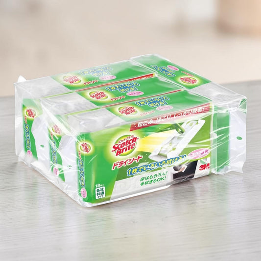 スコッチブライト ドライシート 18枚入り × 4パック  セットでお得  Scotch Brite