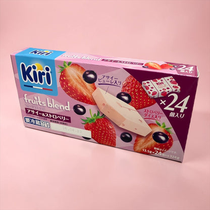【冷蔵商品】〈期間限定〉キリ フルーツブレンド  アサイー ストロベリー  24個入り  324g クリームチーズ