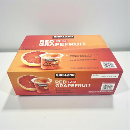 【冷蔵商品】KSルビーレッド グレープフルーツ シロップ 漬け 12カップ入り グレシラ  Red Grapefruit  カークランドシグネチャー