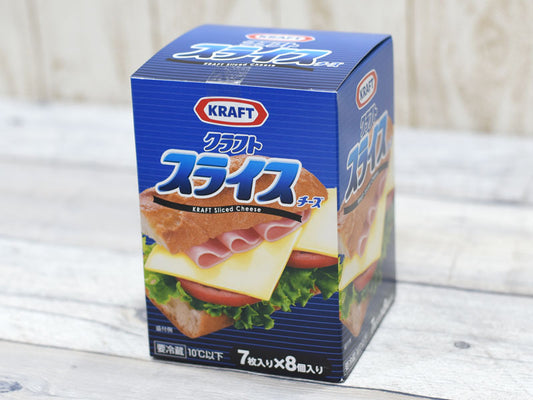 【冷蔵商品】クラフト スライスチーズ 7枚入り 112g x 8個パック  大容量パック