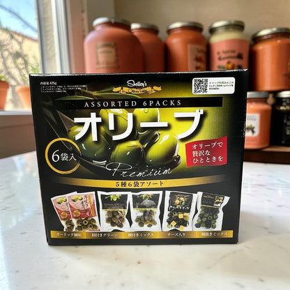 【冷蔵商品】シェリーズ オリーブ アソート 5種 6袋入り 個包装