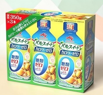 パルスイート カロリーゼロ 液体タイプ 350g × 3本 セット  味の素