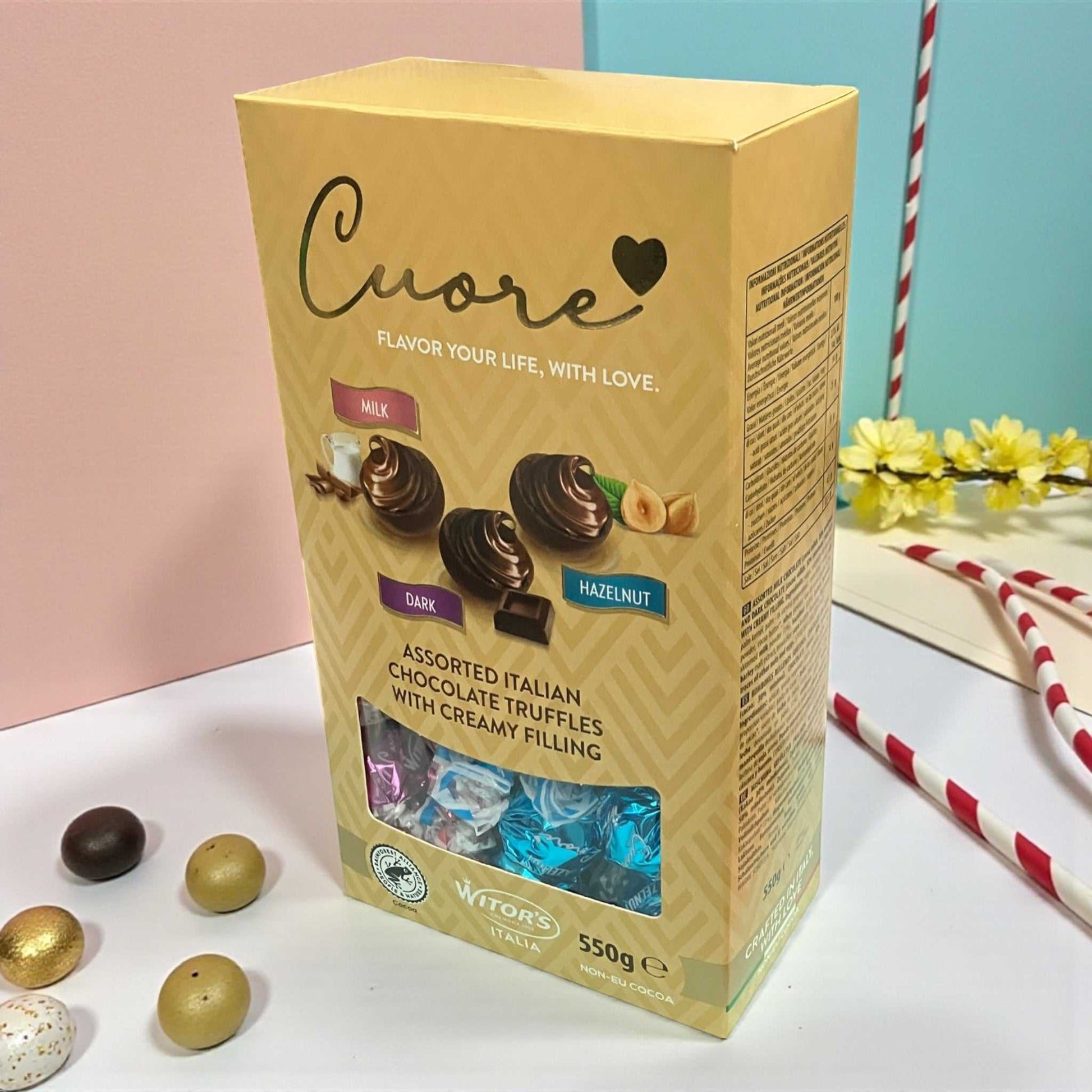 ウィターズ クオーレ イタリアンチョコレート3種アソート550g