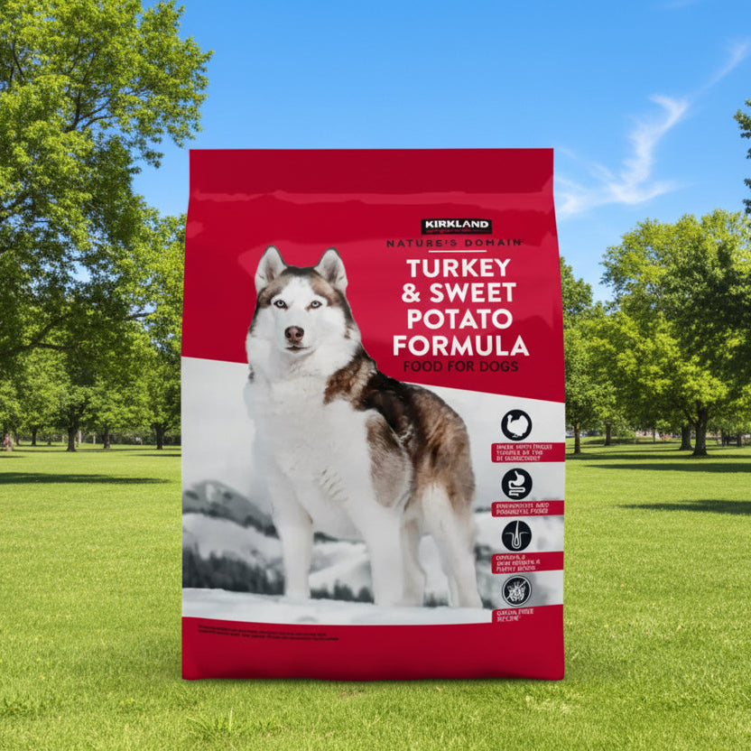 《ペット用品》カークランドシグネチャー ターキー＆スイートポテト 15.87kg 全年齢犬用 ドッグフード
