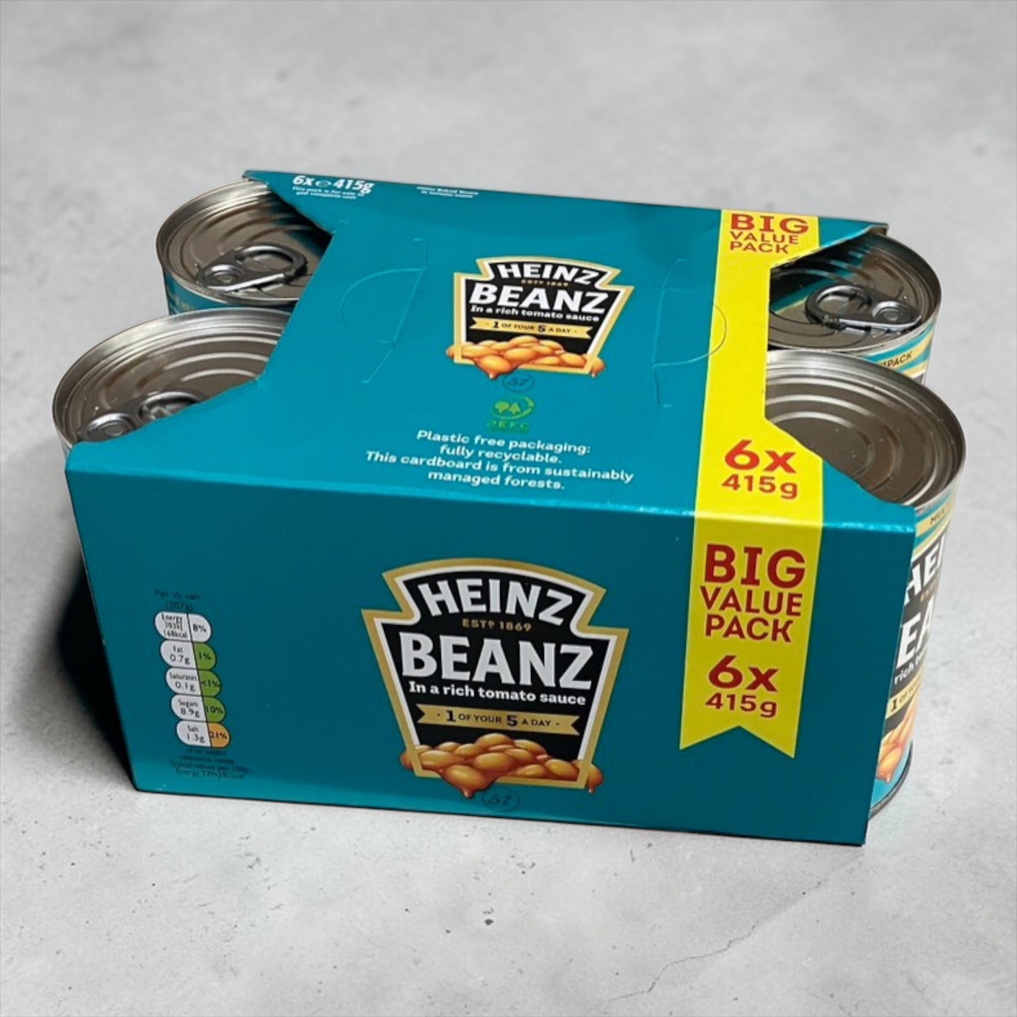 ハインツ ベークド ビーンズ 415g × 6缶セット BAKED BEANZ 缶詰 HEINZ