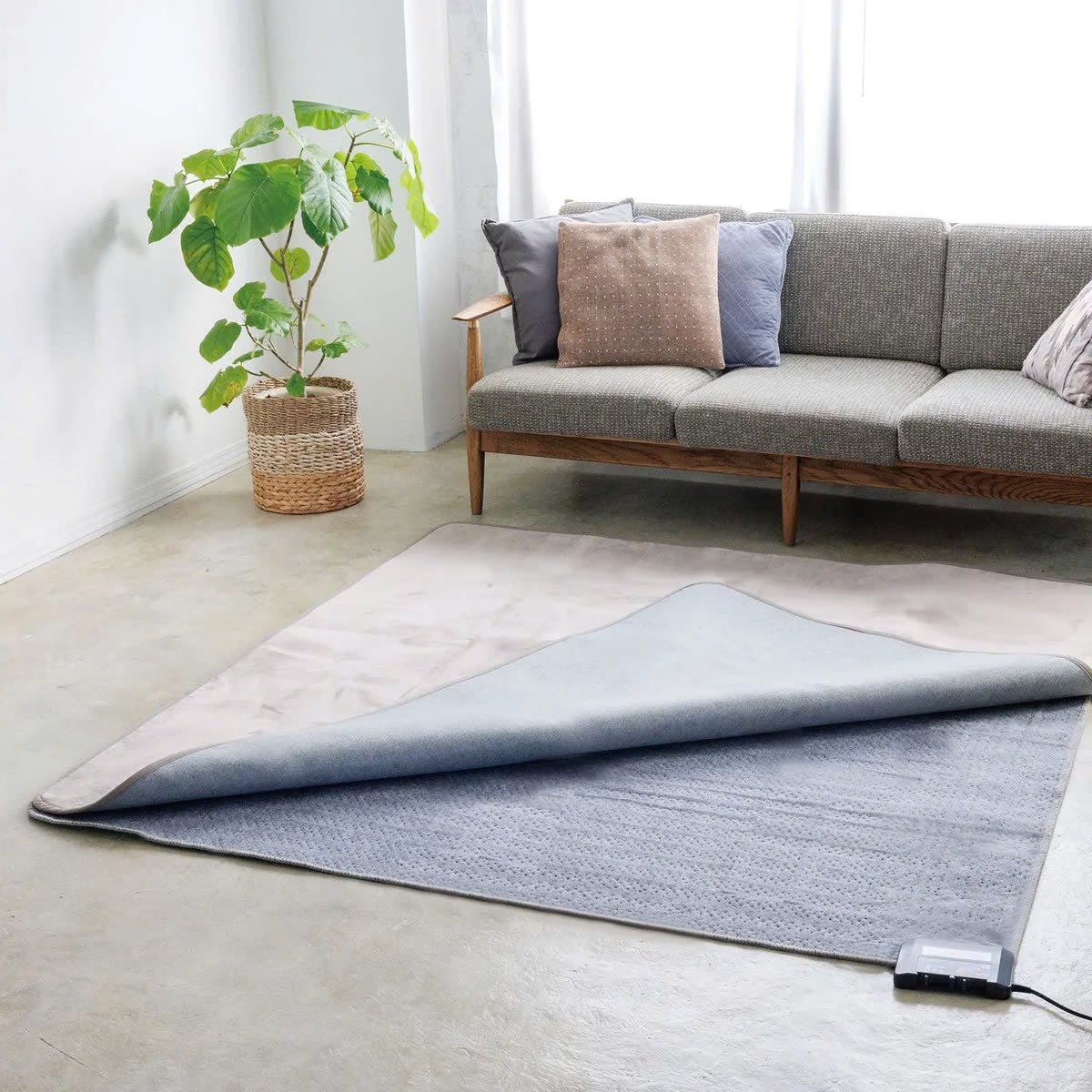 広電 KODEN 電気カーペット 168cm×168cm 約2畳 正方形 ホットカーペット