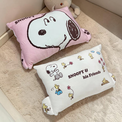 西川 スヌーピー キッズ まくら  枕  50cm × 35cm  カラー ピンク