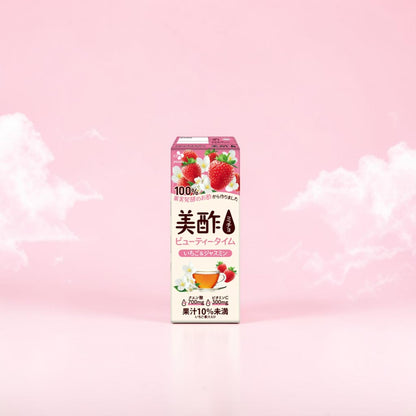 美酢  ミチョ  いちご & ジャスミン  200ml × 24本  お得なセット  パック飲料　ビネガードリンク