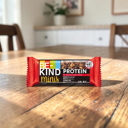 BE-KIND ビーカインド ミニバー プロテイン ダークチョコレート＆アーモンド 24本入り